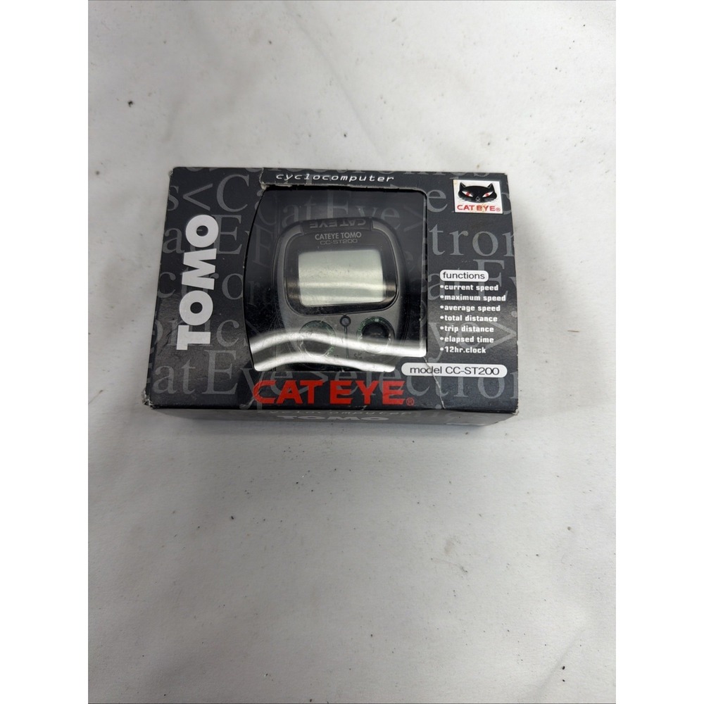 TOMO Cat Eye Cyclocomputer - Bike Computer CC-ST200 - NEW